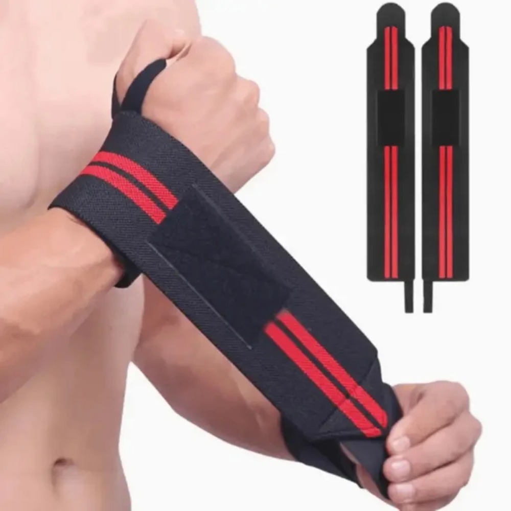 2 pcs Elastic Wrist Wraps, Wri - Wrist Wraps Weightlifting Support ulasan dan harga