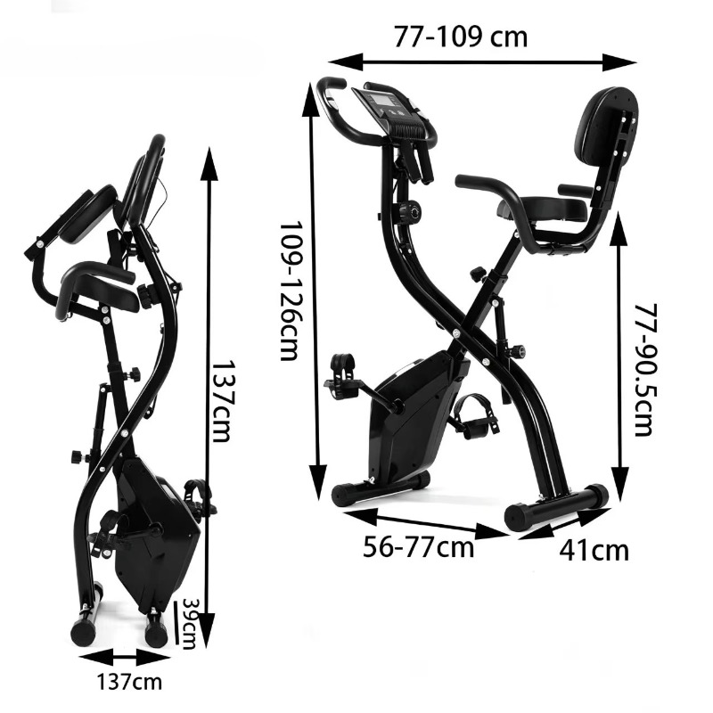 Stationary Exercise Bike Folda - Exercise Bike Magnetic Resistance ulasan dan harga